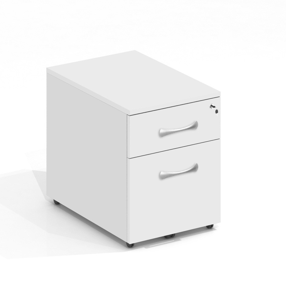 Kontenerek biurowy, mobilny Classwood Jasnoszary 36