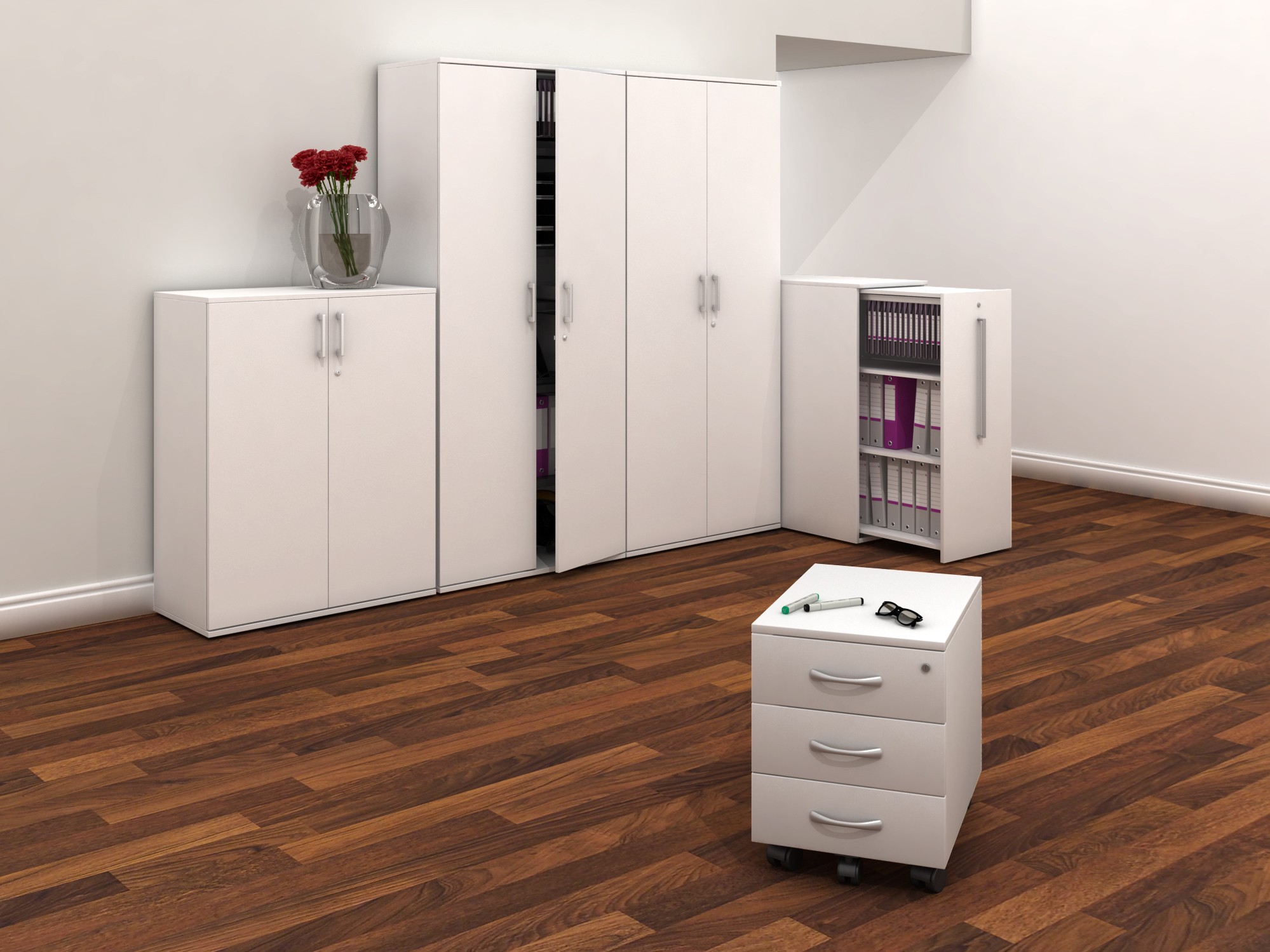 Główna galeria - Kontenerek mobilny Classwood Jasnoszary 333 (3)