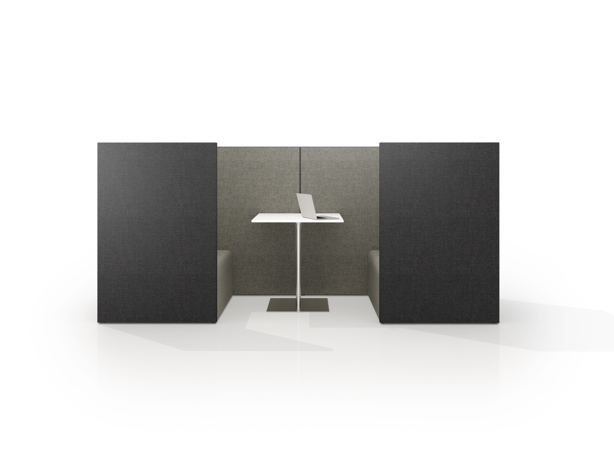 Główna galeria - Kanapa z oparciem ukośnym 1200x800mm z serii Softwork kolor oliwka (4)