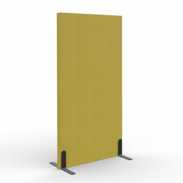 Ścianka podłogowa Softwork Ekran akustyczny tapicerowany 1300 x 650 x 55 mm, bez podstawy, Tkanina Step oliwka