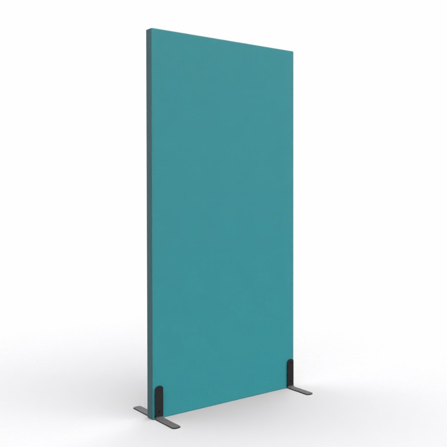 Ścianka podłogowa Softwork Ekran akustyczny tapicerowany 1800 x 850 x 55 mm, bez podstawy, Tkanina Step turkus