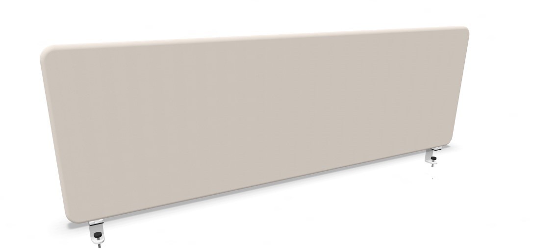 Przegroda do biurka, Ekran akustyczny Maskot - Tapicerowany 1380 x 494 mm