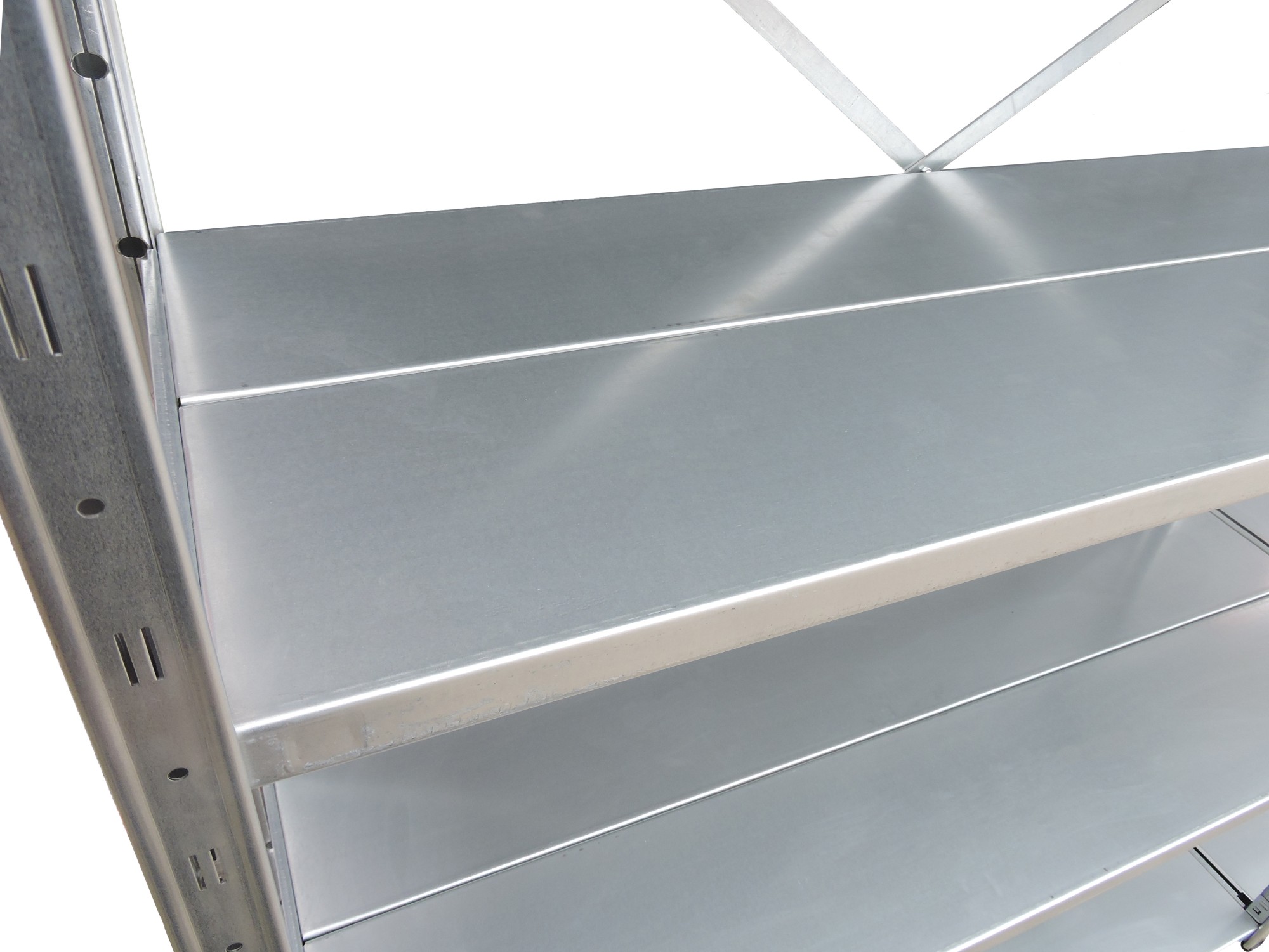 Główna galeria - Regał metalowy, magazynowy 1500x1200x400mm 4 półek 280kg (2)