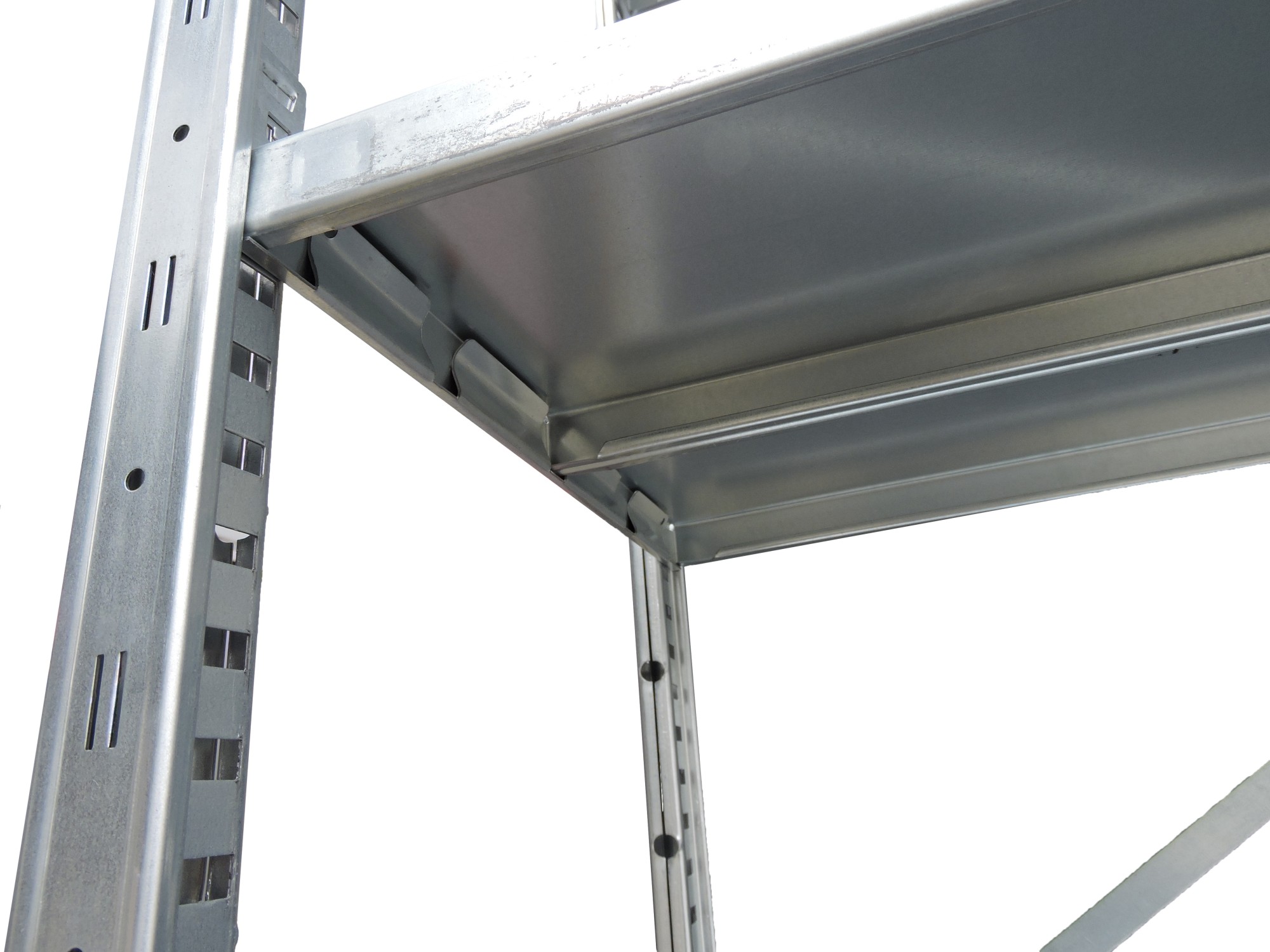 Główna galeria - Regał metalowy, magazynowy 1500x1200x400mm 4 półek 280kg (4)