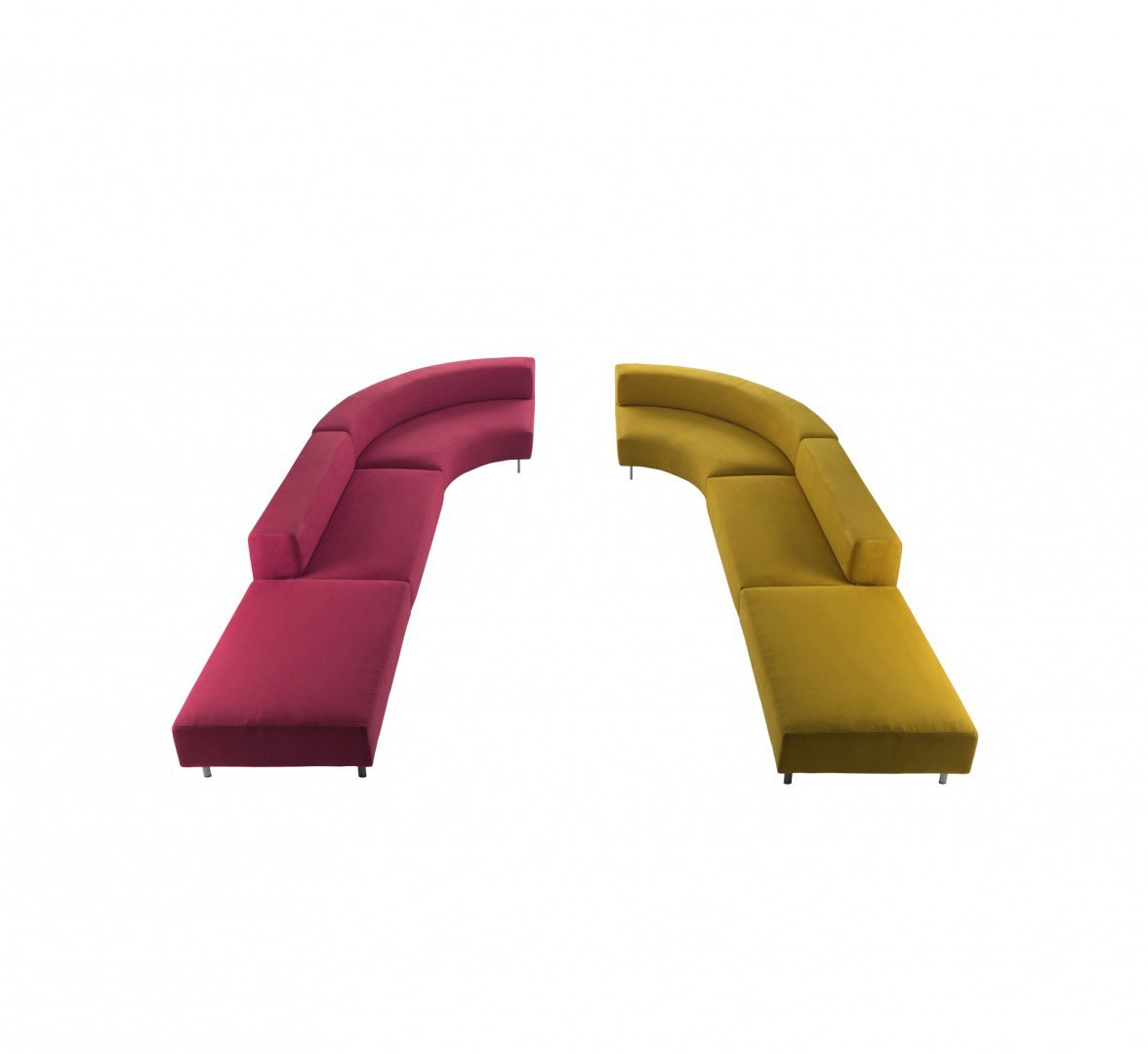 Sofa kanapa modułowa Millecento - moduł prosty bez oparcia 130