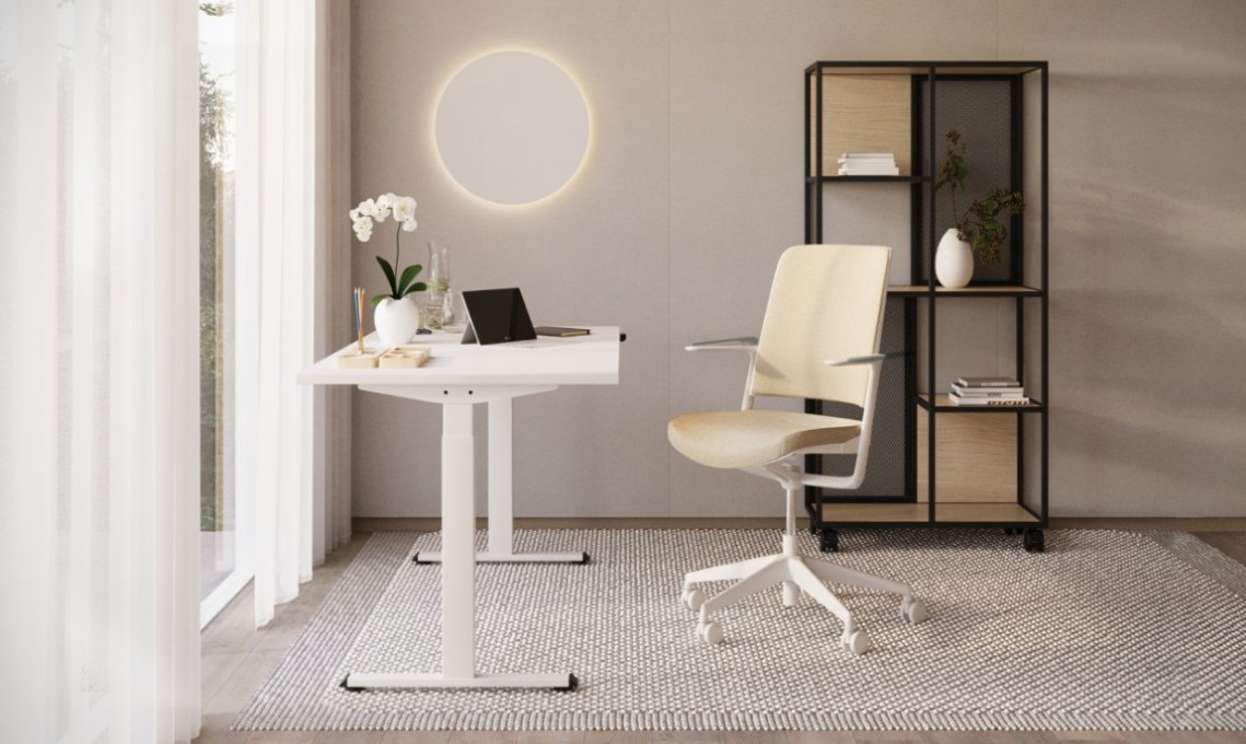 Główna galeria - Biurko elektryczne eComo 160/80 biurko Sit-Stand (9)