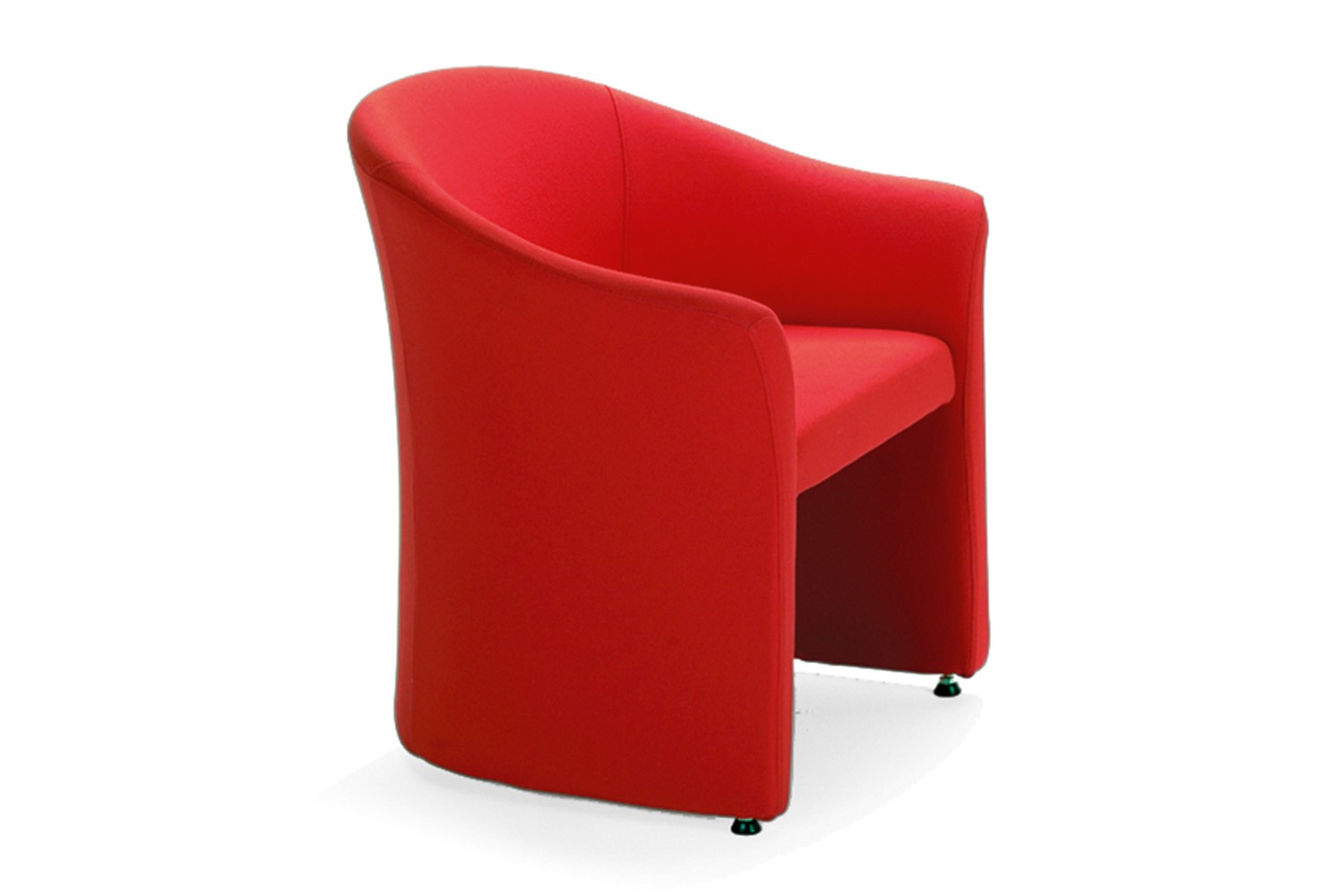 Fotel ARCA firmy SOKOA - Made in France - Czerwony