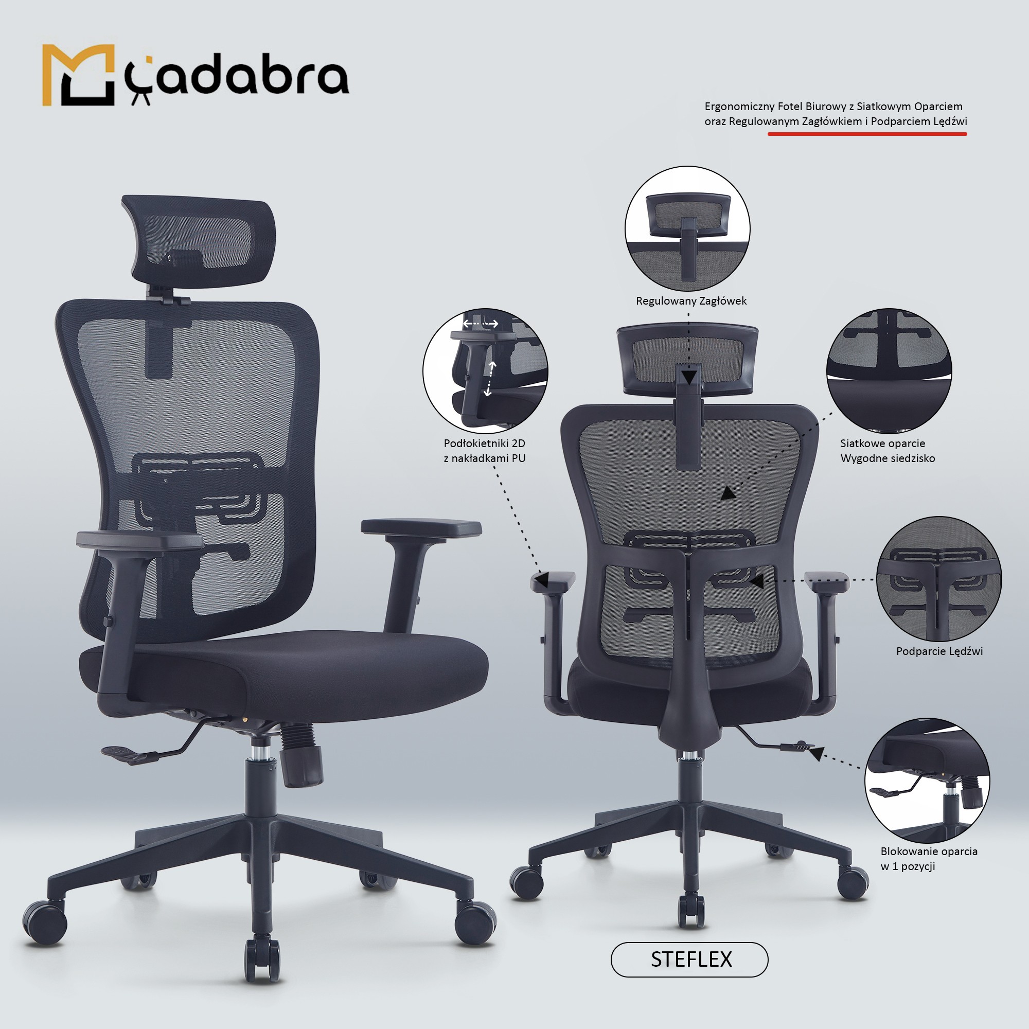 Główna galeria - Fotel obrotowy STEFLEX (2)