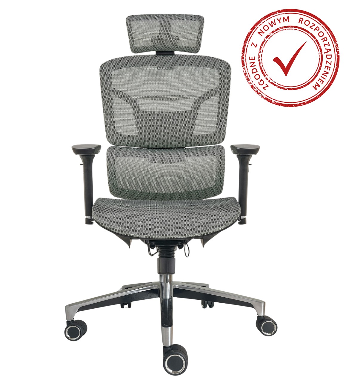 Główna galeria - Ergonomiczny fotel obrotowy ERGOMAN - ALU (6)