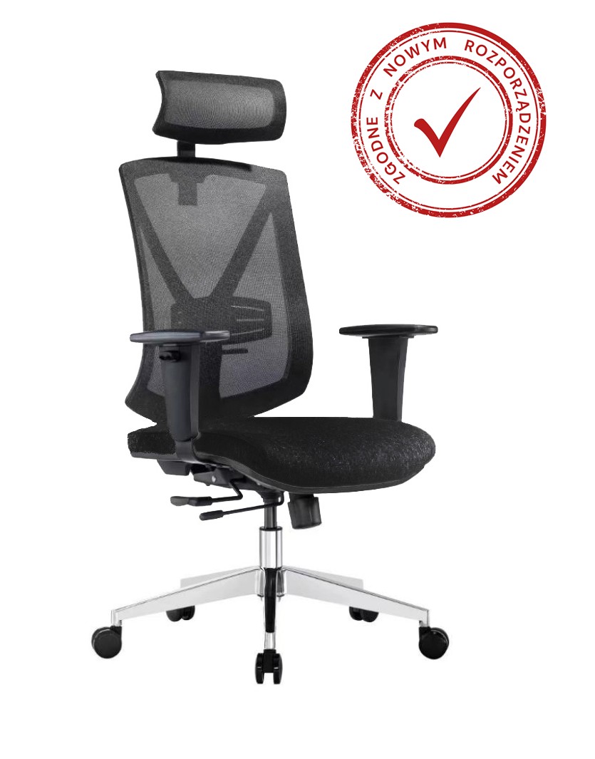Ergonomiczny fotel obrotowy STEMAX