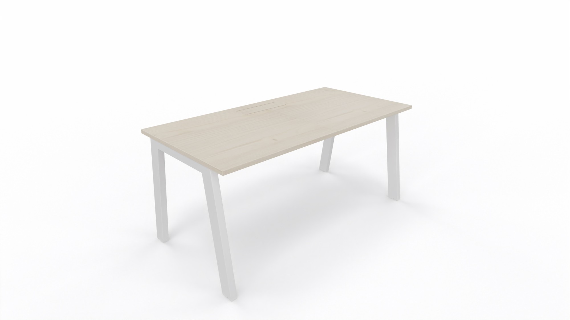 Biurko Conecto 1600x800 firmy Majencia-Nowy Styl, Modrzew biały