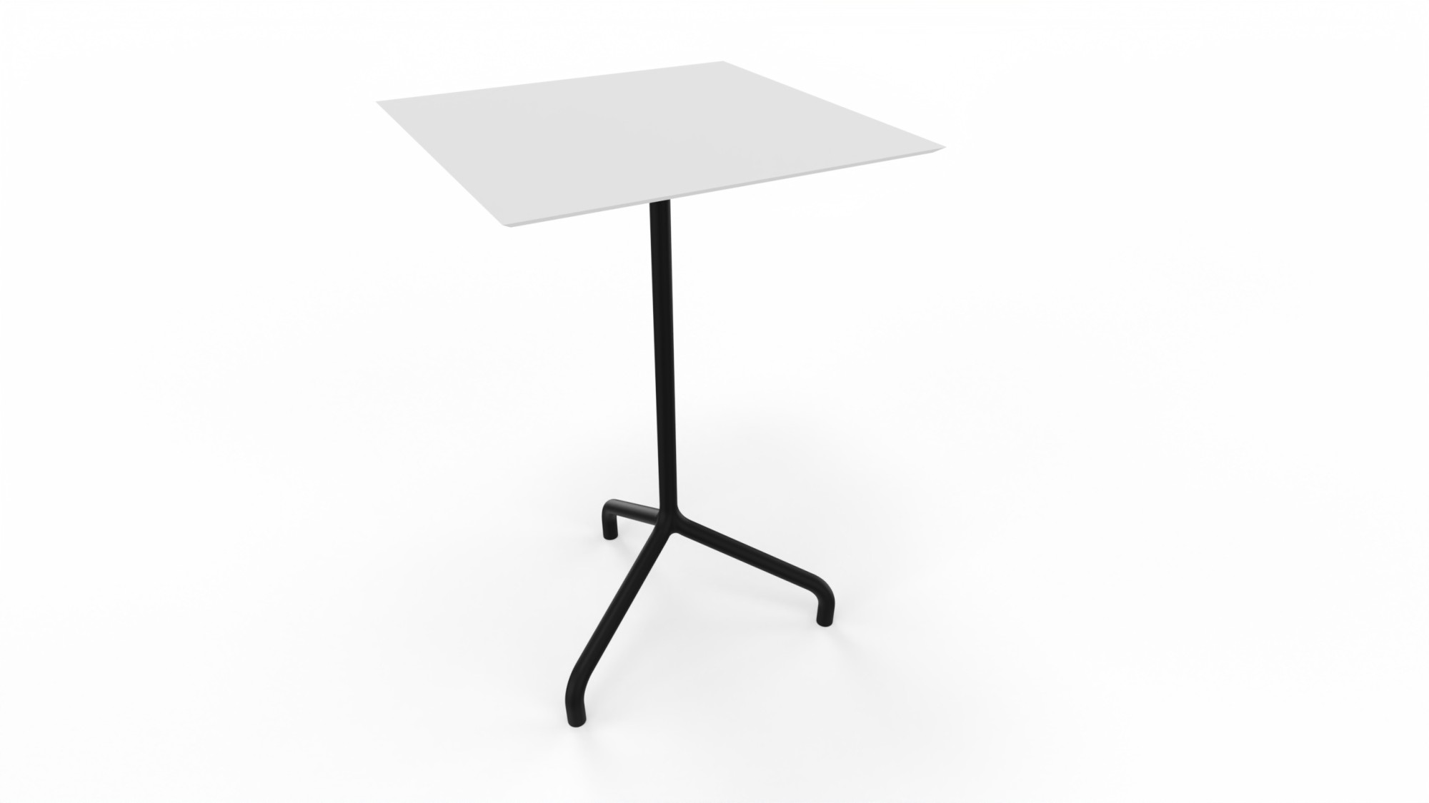 Kwadratowy stół barowy Ribaltino Włoskiej marki URBANTIME do ogródków restauracyjnych wysoki 1065 mm