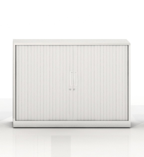 Szafa metalowa żaluzjowa firmy Majencia-Nowy Styl Basycs 1020x1200 mm - Kolor Biały