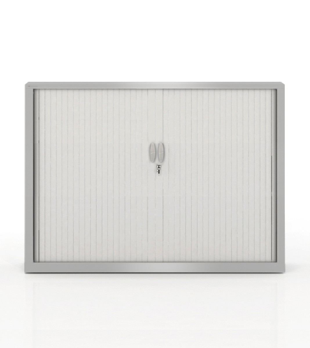 Szafa metalowa żaluzjowa Ecozen 1020x1000 mm - Kolor Srebrny + Szary