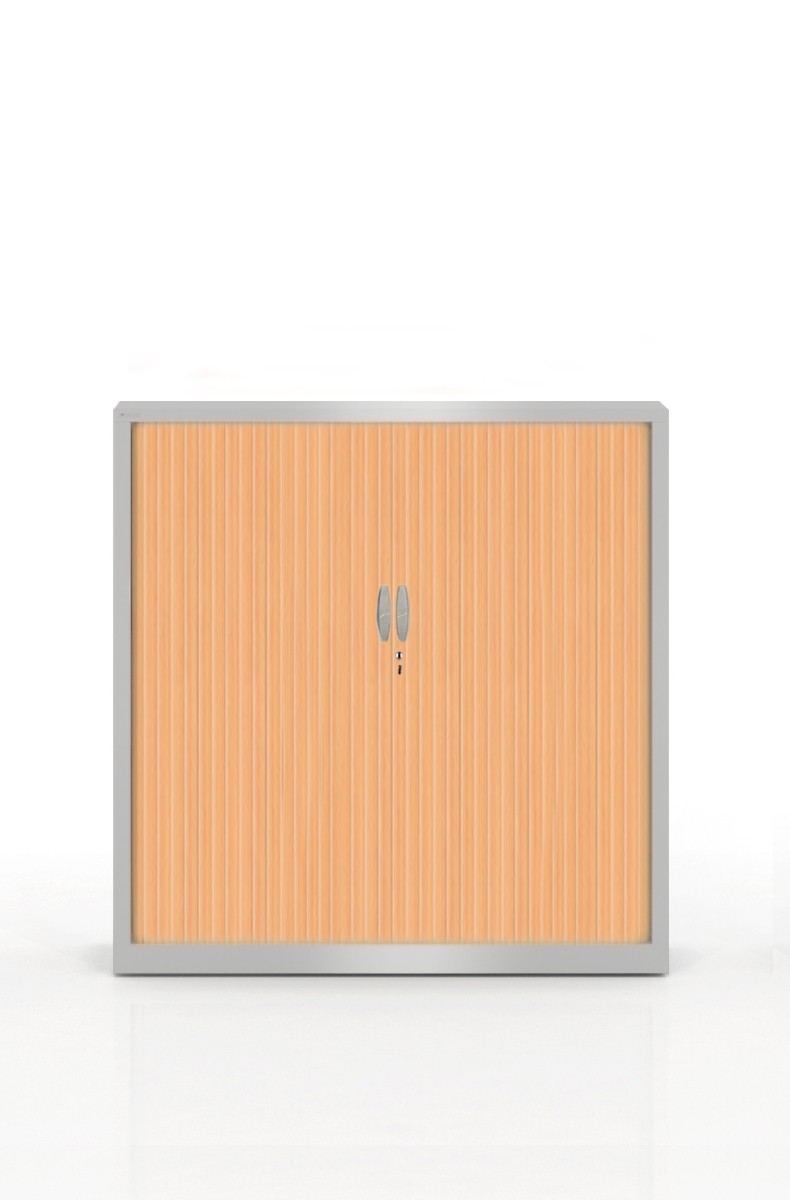 Główna galeria - Szafa metalowa żaluzjowa Filea 1380 x 1200 mm - Kolor Srebrny + Jabłoń (8)