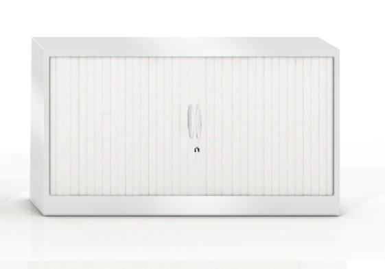 Szafa metalowa żaluzjowa Ecozen 500x1000 mm - Kolor Biały