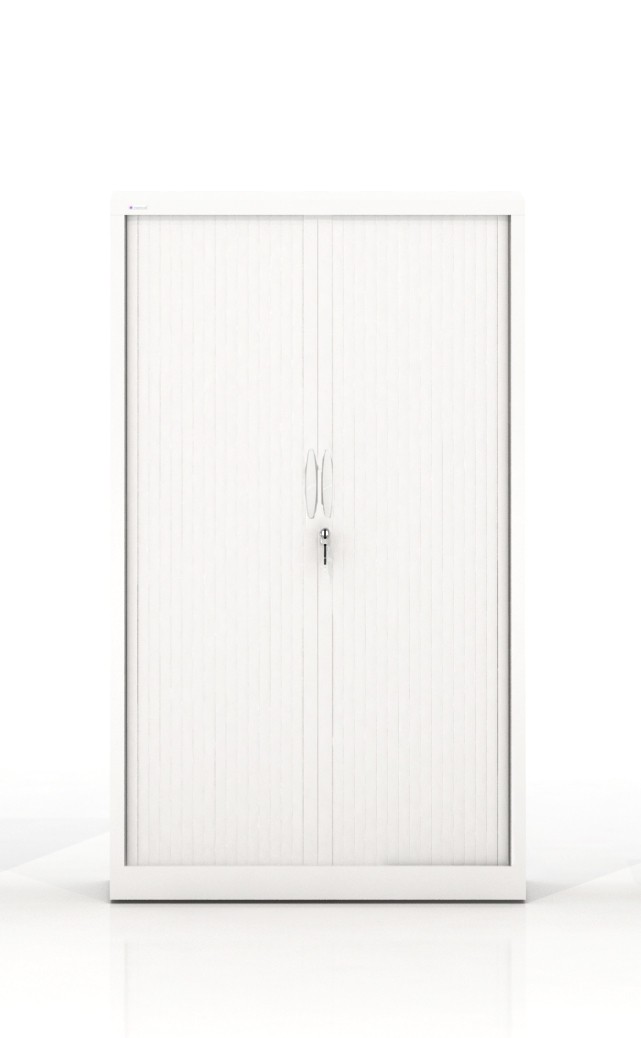 Szafa metalowa żaluzjowa firmy Majencia-Nowy Styl Filea 1380x800 mm - Kolor Biały