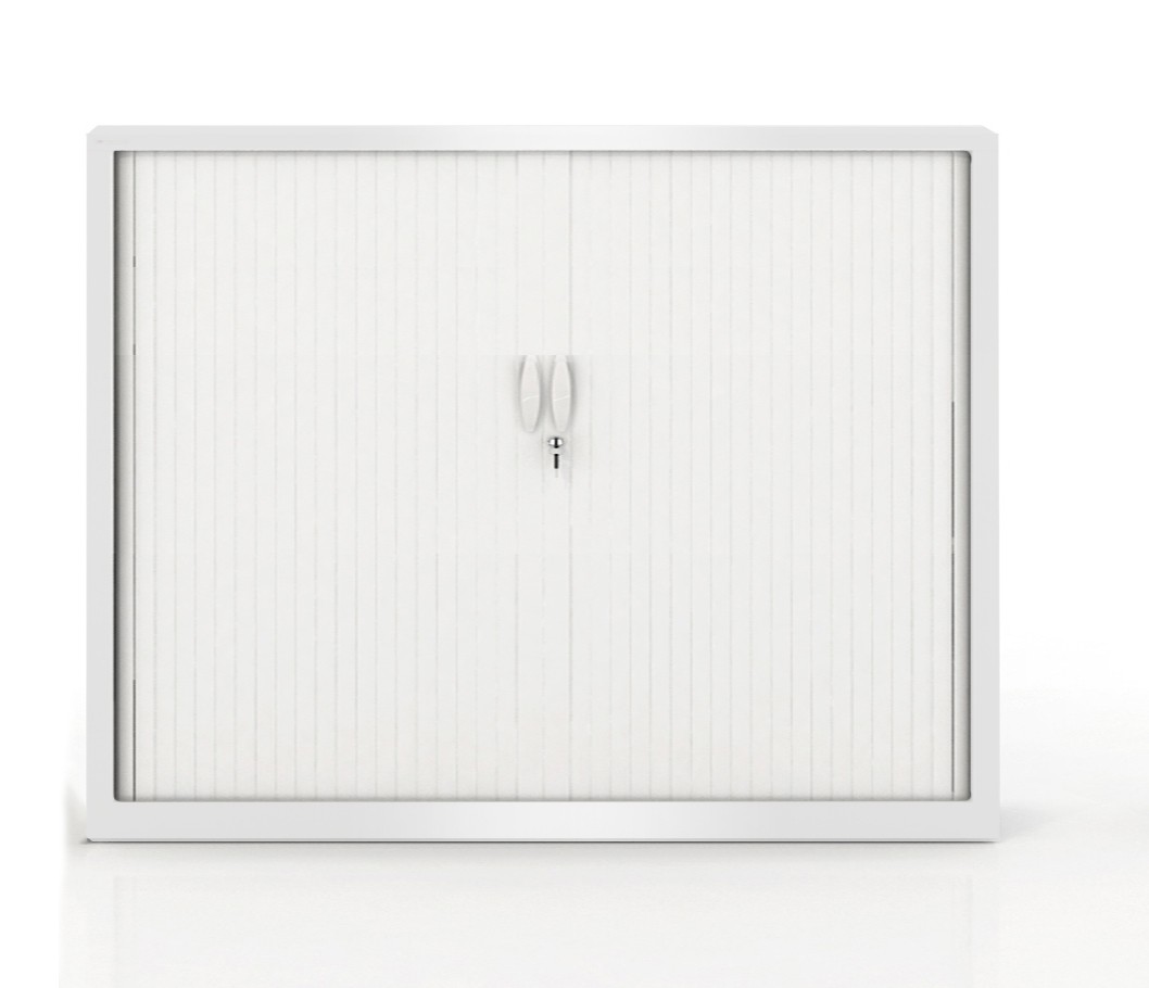 Szafa metalowa żaluzjowa firmy Majencia-Nowy Styl Filea 1020x1200 mm - Kolor Biały