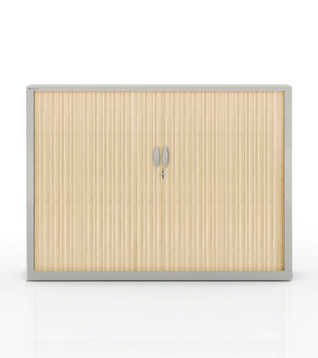 Szafa metalowa żaluzjowa firmy Majencia-Nowy Styl Filea 1020x1200 mm - Kolor Szary + Dąb