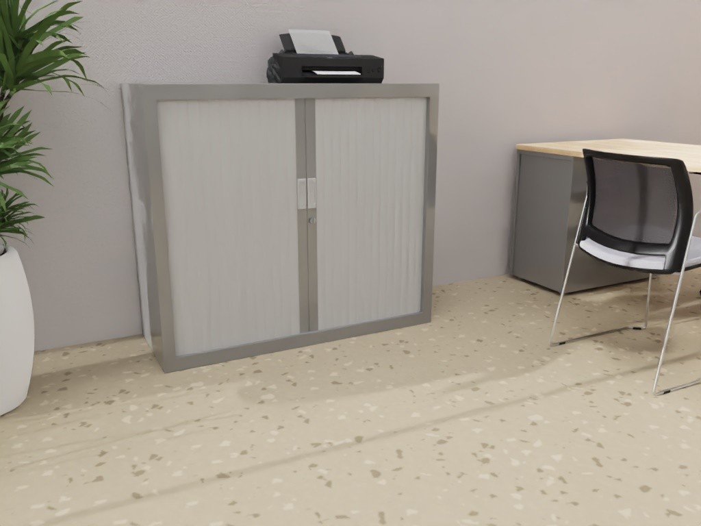Główna galeria - Szafa metalowa żaluzjowa firmy Majencia-Nowy STYL Basycs 700x1200 mm - Kolor Srebny + Szary (6)