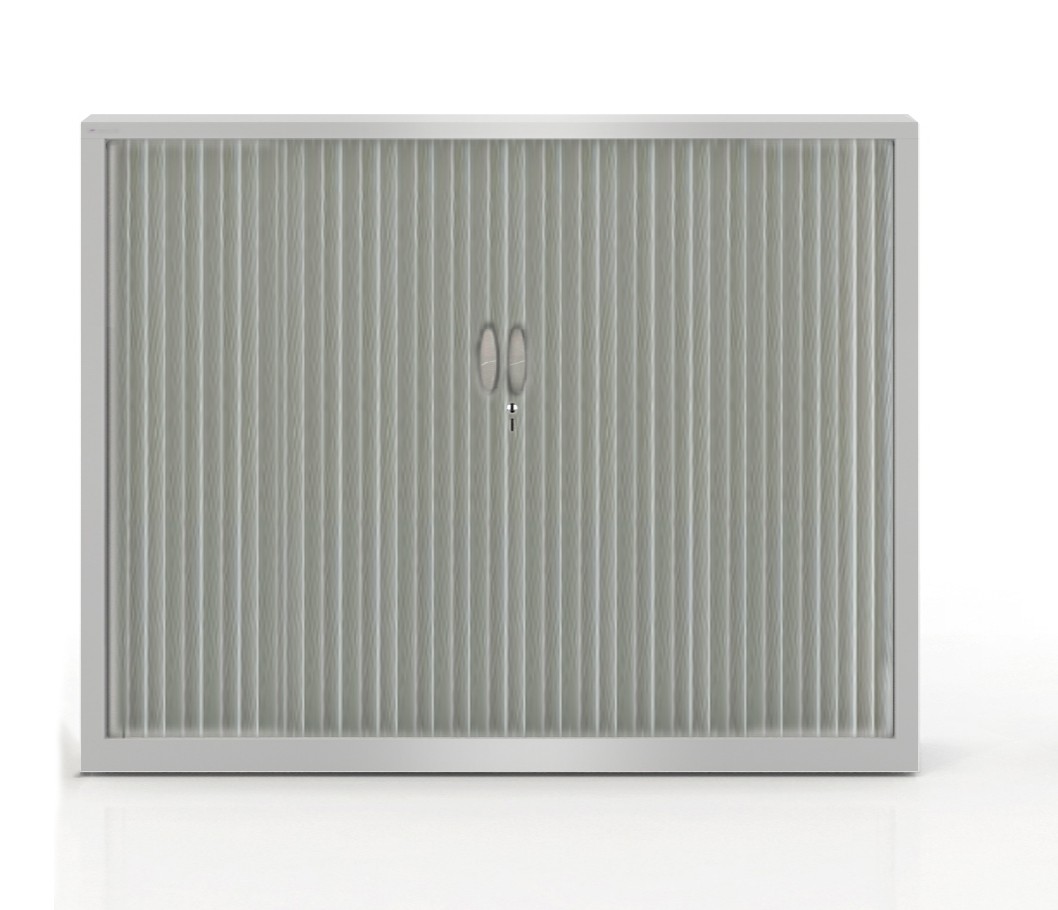 Szafa metalowa żaluzjowa firmy Majencia-Nowy Styl Ecozen 1020x800 mm - Srebrny + Aluminium