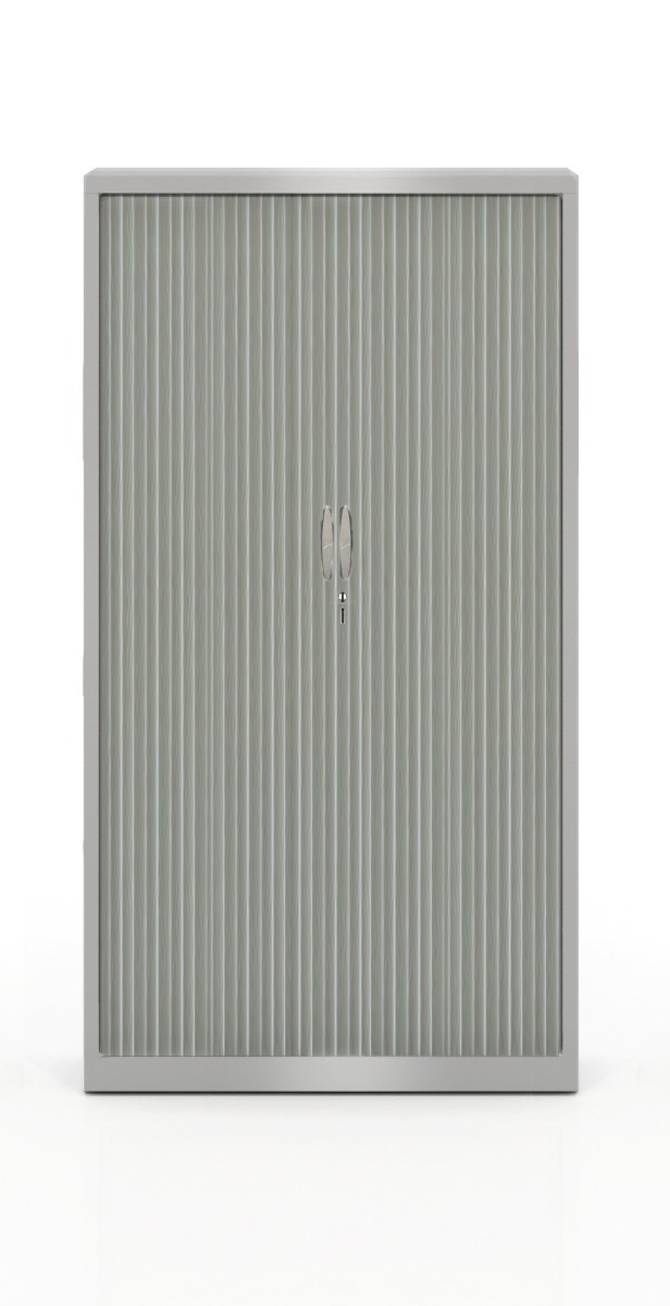 Główna galeria - Szafa metalowa żaluzjowa firmy Majencia-Nowy Styl Ecozen 1980x1000 mm - Kolor Srebrny + Aluminium (9)