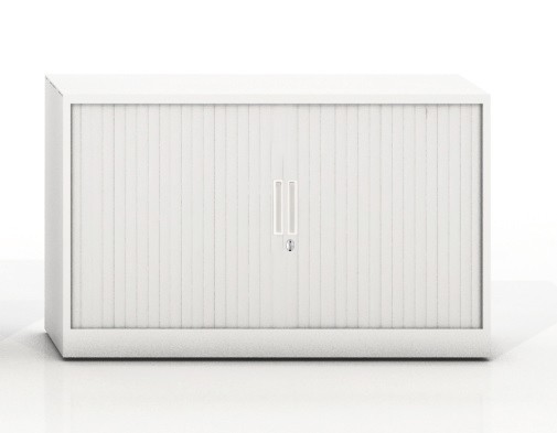 Szafa metalowa żaluzjowa firmy Majencia-Nowy Styl Basycs 714 x 800 mm - Kolor Biały