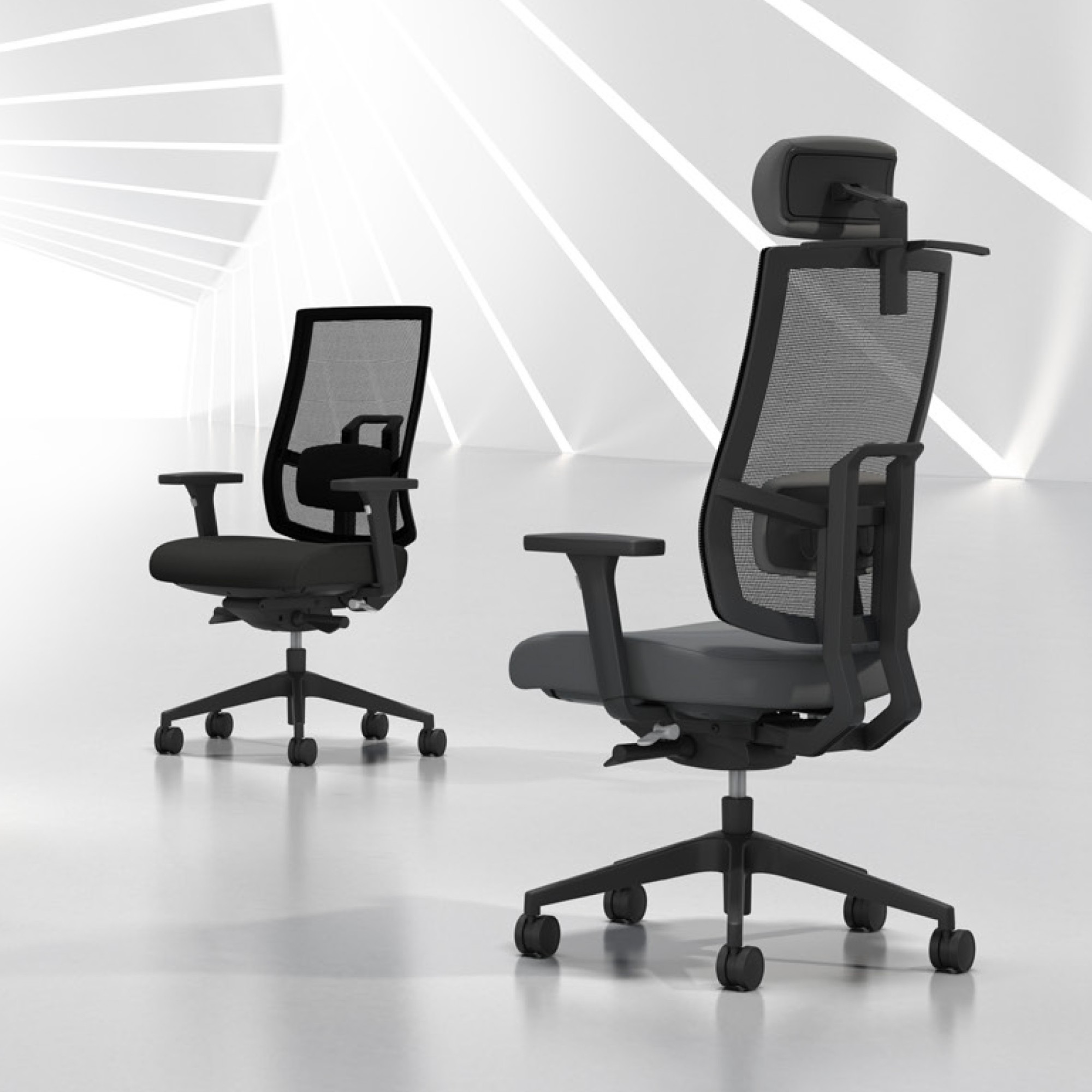 Główna galeria - Ergonomiczny fotel obrotowy MILO (3)