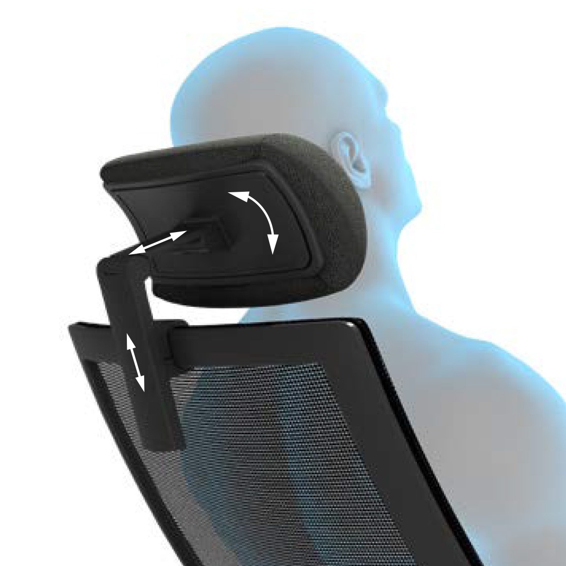 Główna galeria - Ergonomiczny fotel obrotowy MILO (4)