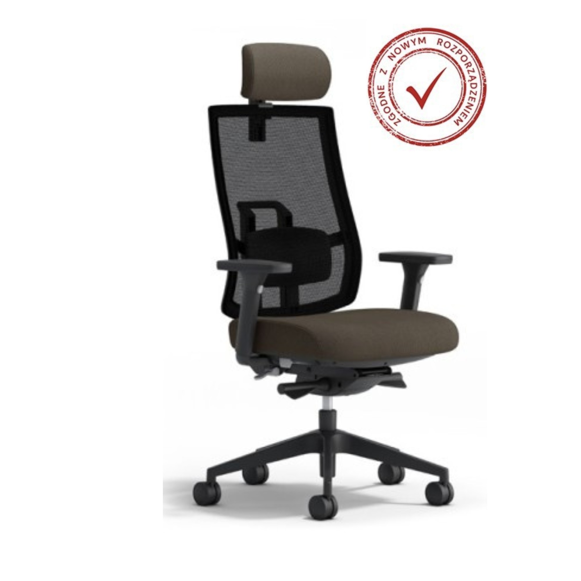 Ergonomiczny fotel obrotowy MILO