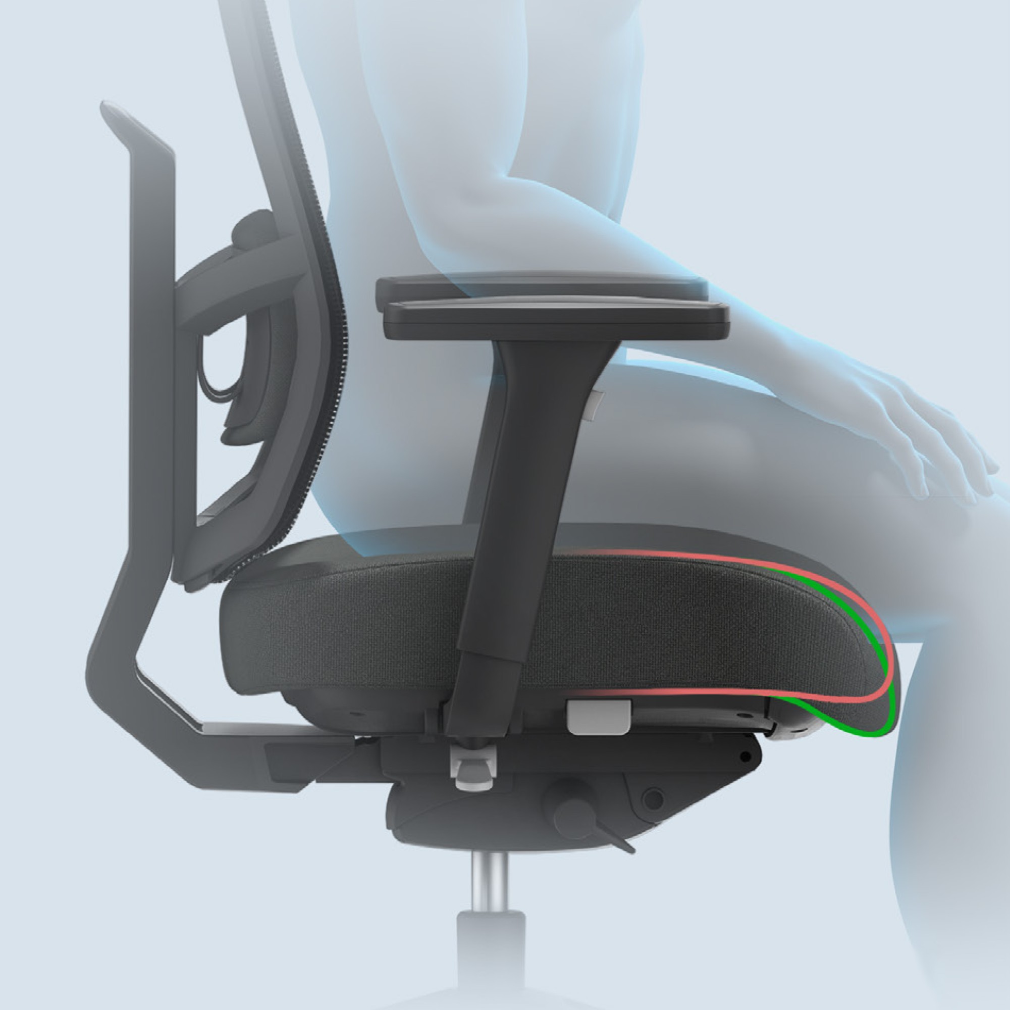 Główna galeria - Ergonomiczny fotel obrotowy MILO (12)