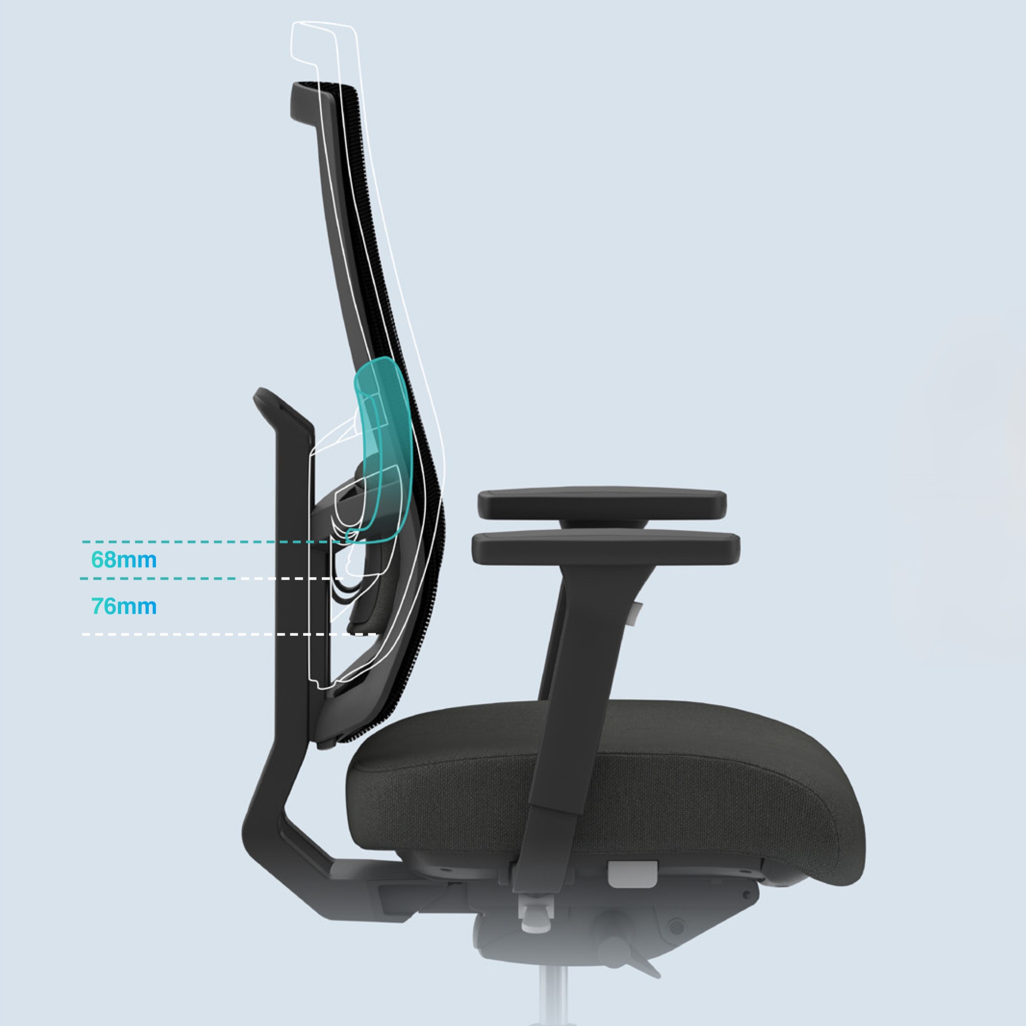 Główna galeria - Ergonomiczny fotel obrotowy MILO (15)