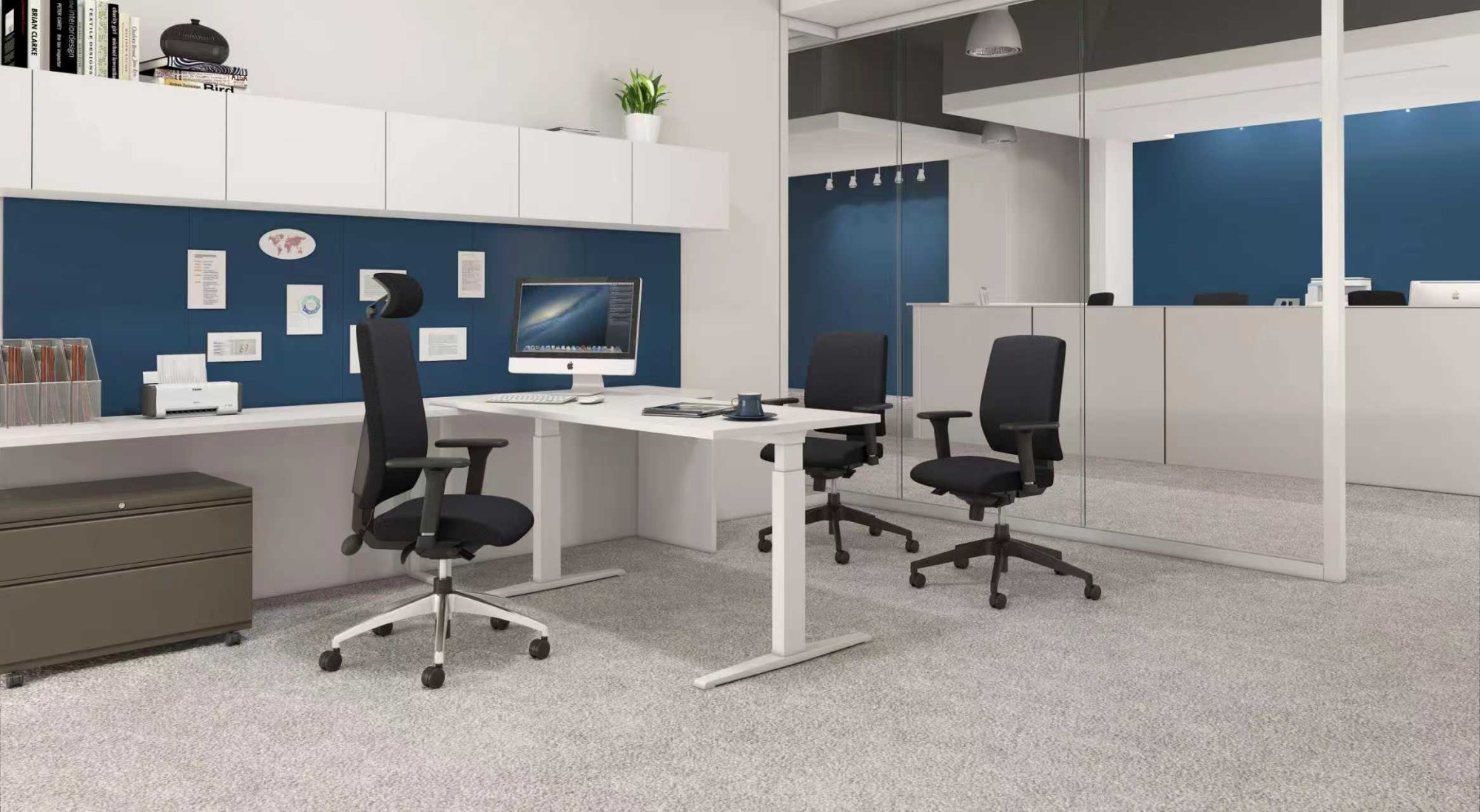 Główna galeria - Ergonomiczny fotel obrotowy SLIM (4)