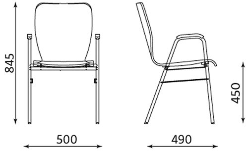 Główna galeria - Krzesło sklejkowe WING II W (2)