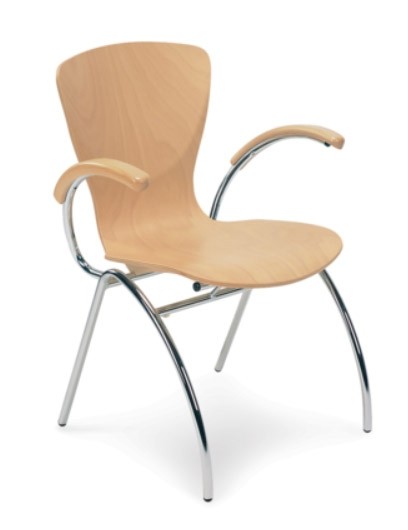 Krzesło sklejkowe BINGO 4L ARM