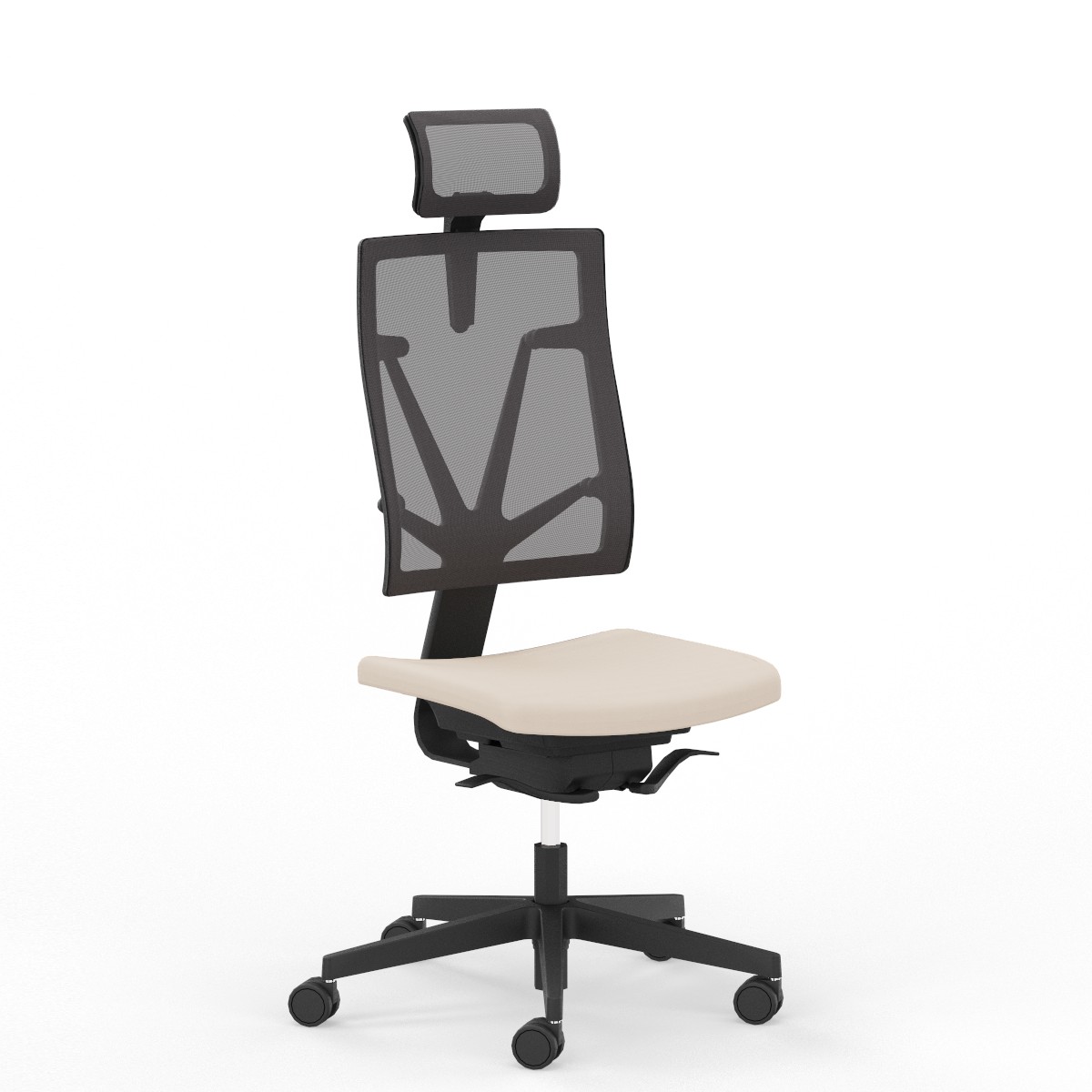 Główna galeria - Krzesło biurowe, obrotowe 4ME-MESH-BL-SOFT-SEAT-HRMA-SFB1.SMV (11)