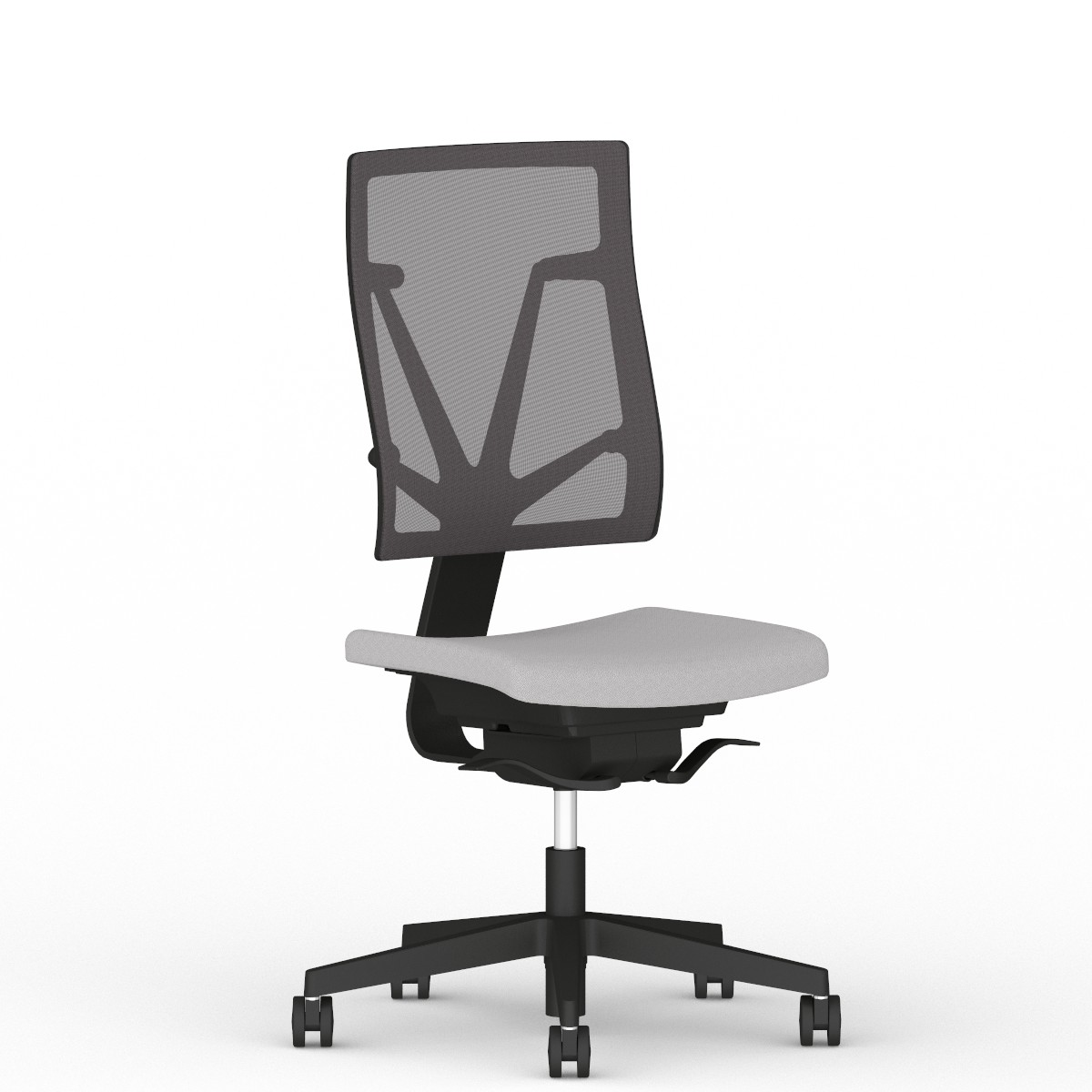 Krzesło biurowe, obrotowe 4ME-MESH-BL-SOFT-SEAT-SFB1