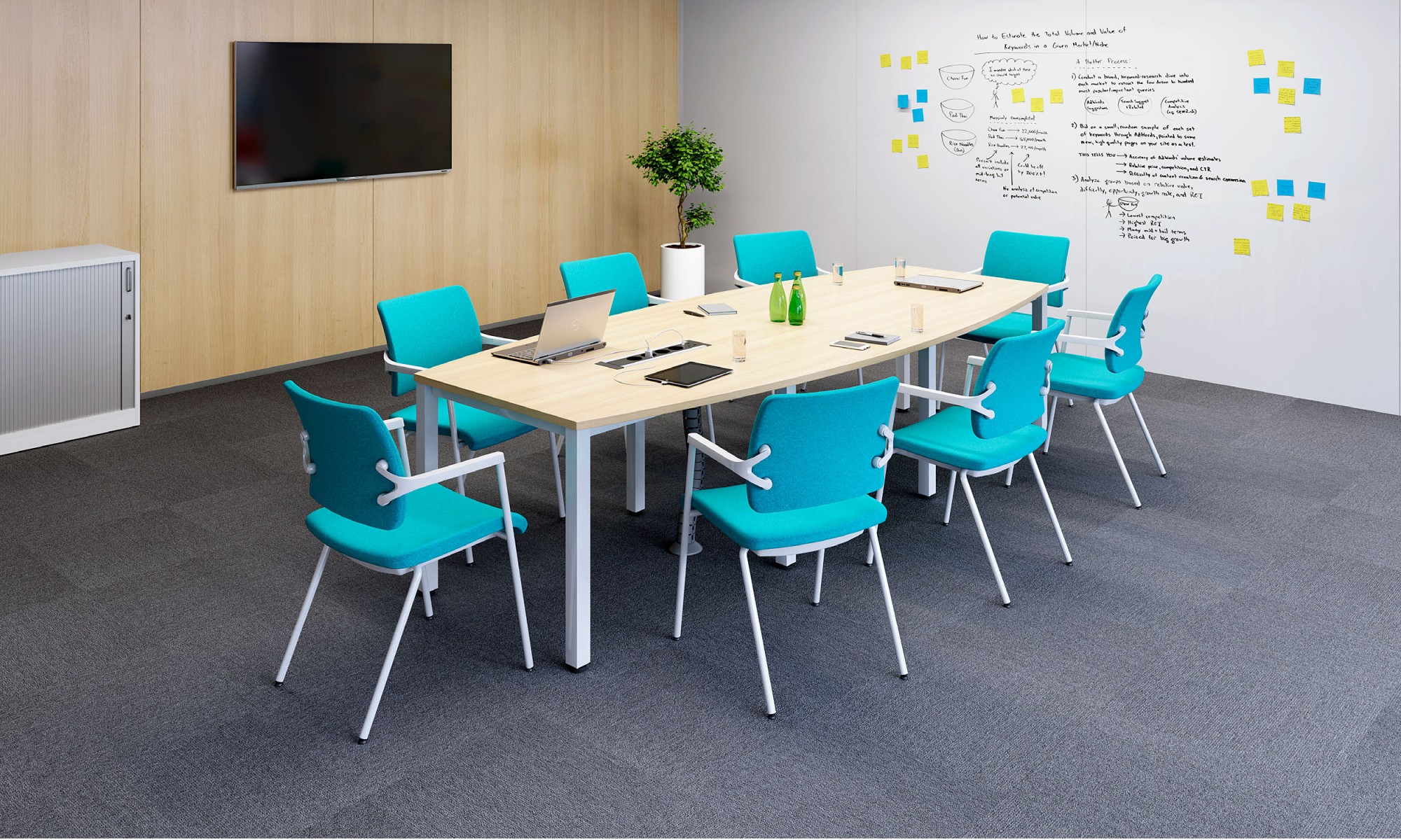 Główna galeria - Krzesło konferencyjne 2ME-BL 4L-ARM-BL GBP (9)