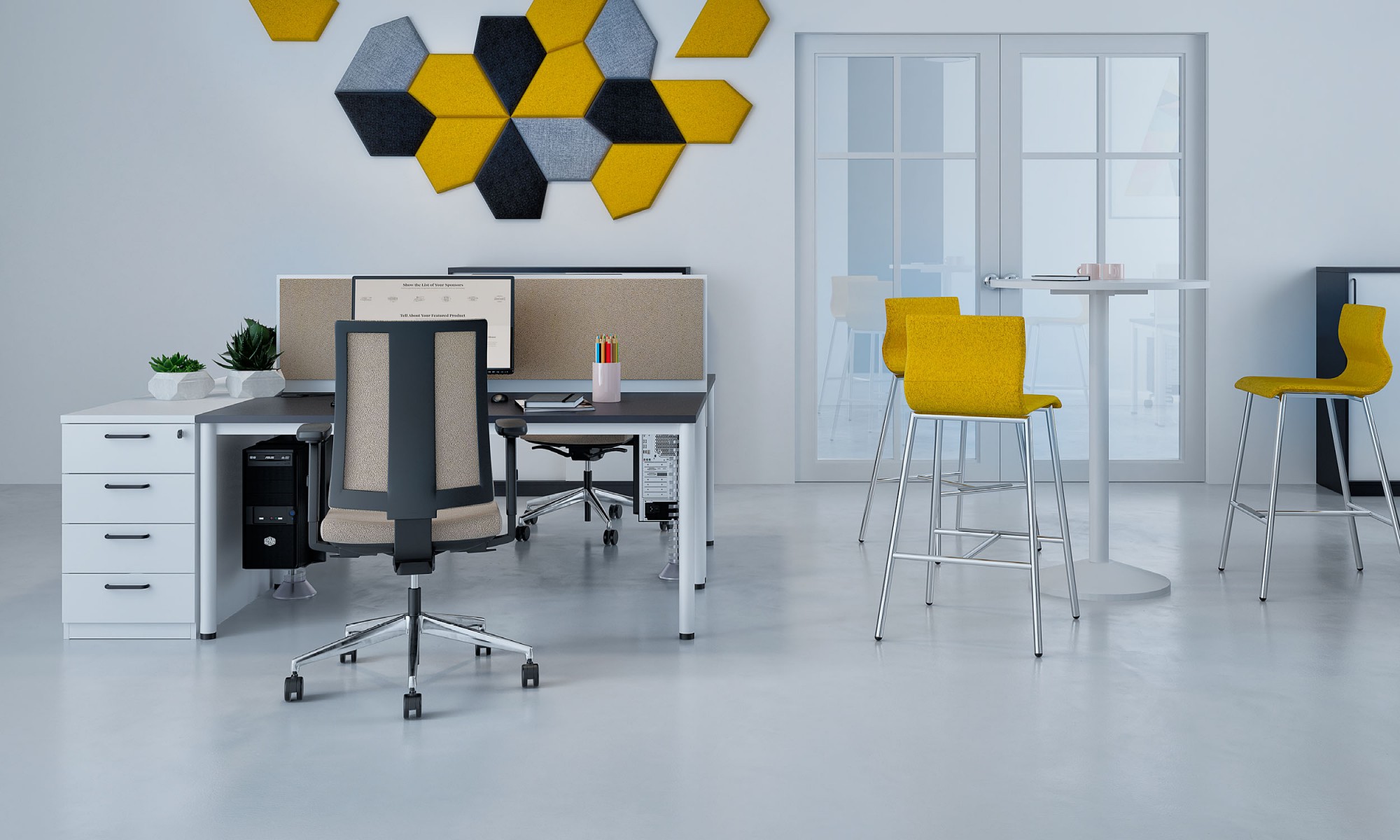 Główna galeria - Navigo KRZESŁO BIUROWE OBROTOWE MESH PLUS (5)