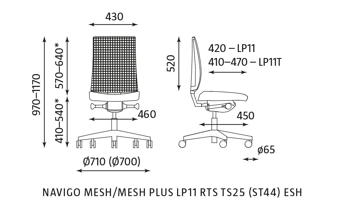 Główna galeria - Navigo KRZESŁO BIUROWE OBROTOWE MESH PLUS (8)