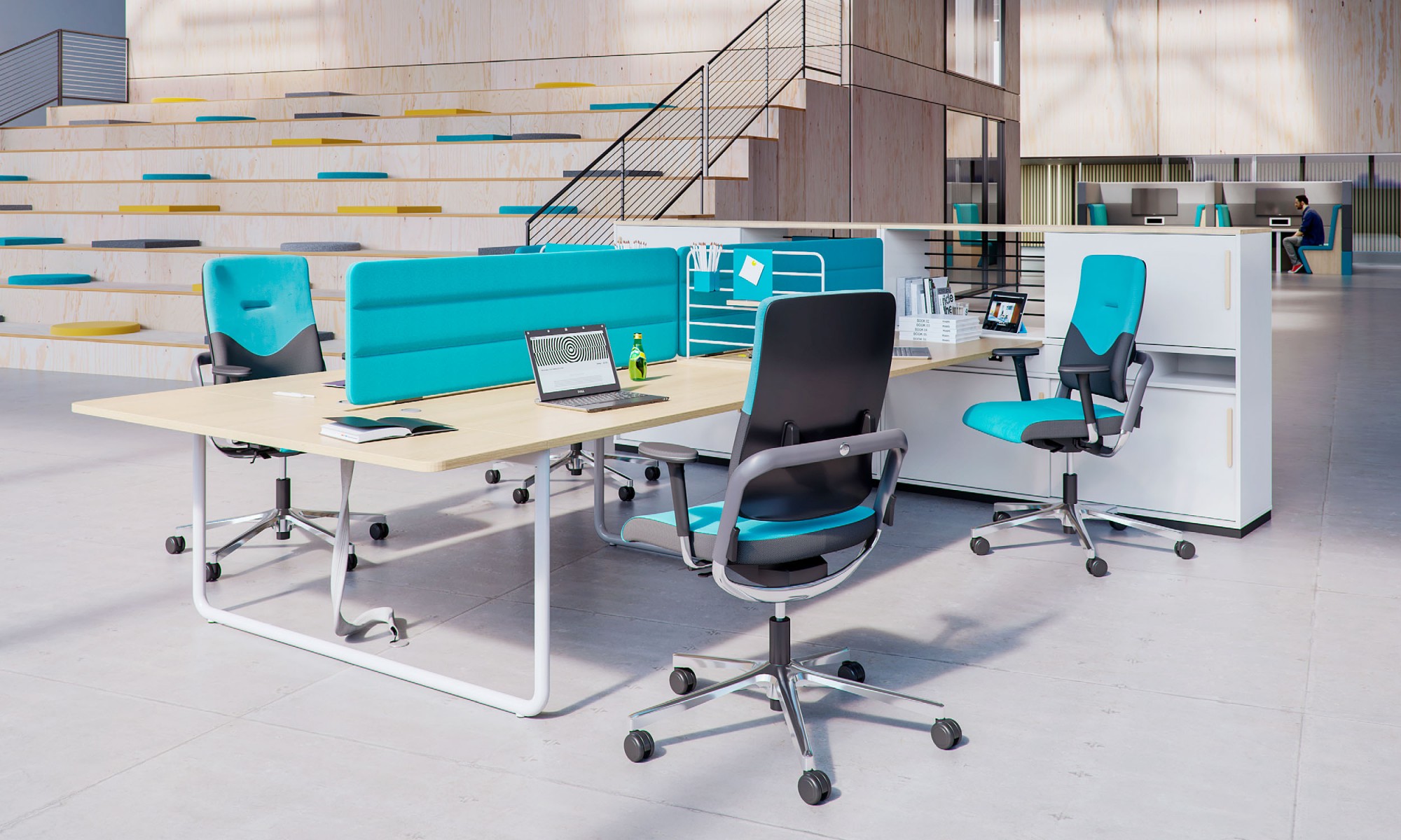 Główna galeria - XENIUM KRZESŁO BIUROWE OBROTOWE DUO-BACK (10)