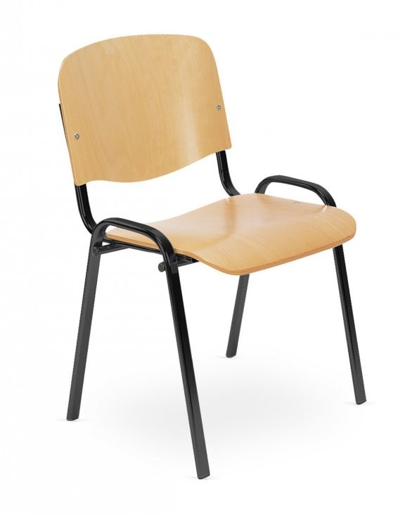 Krzesło konferencyjne sklejkowe ISO WOOD 4L