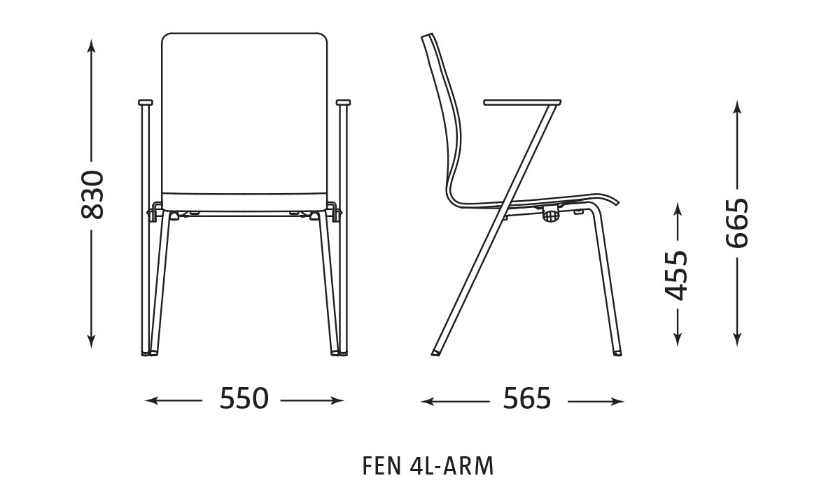 Główna galeria - KRZESŁO FEN 4L-ARM (5)