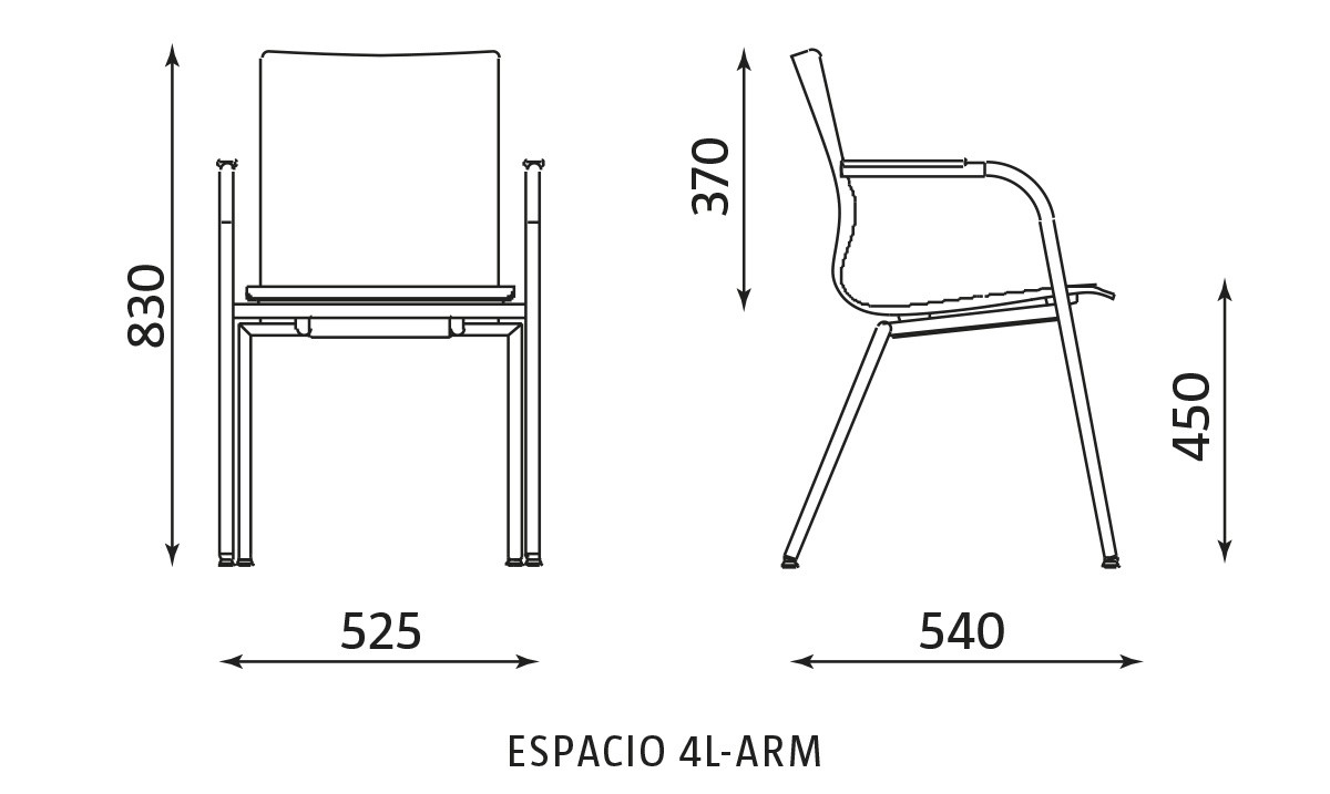 Główna galeria - KRZESŁO ESPACIO 4L-ARM (6)