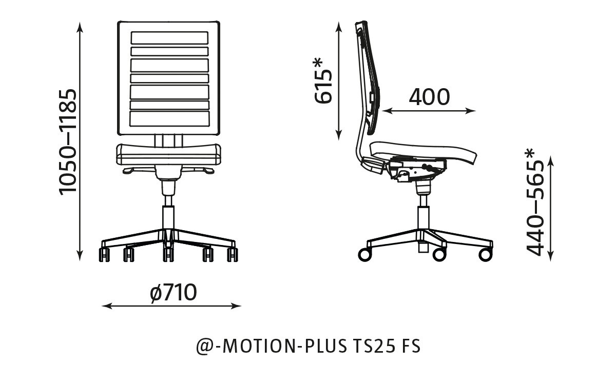 Główna galeria - Krzesło pracownicze @-MOTION PLUS FS (2)
