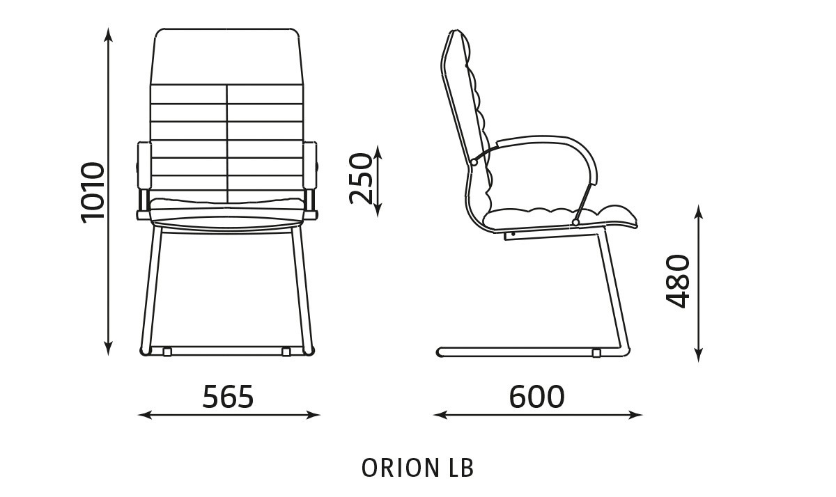 Główna galeria - Fotel stacjonarny ORION LB CF (3)