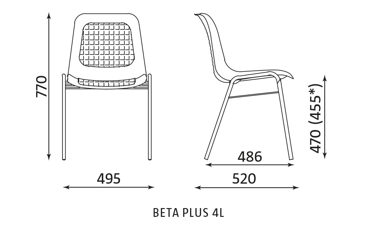Główna galeria - Krzesła konferencyjne BETA PLUS 4L-CR (3)