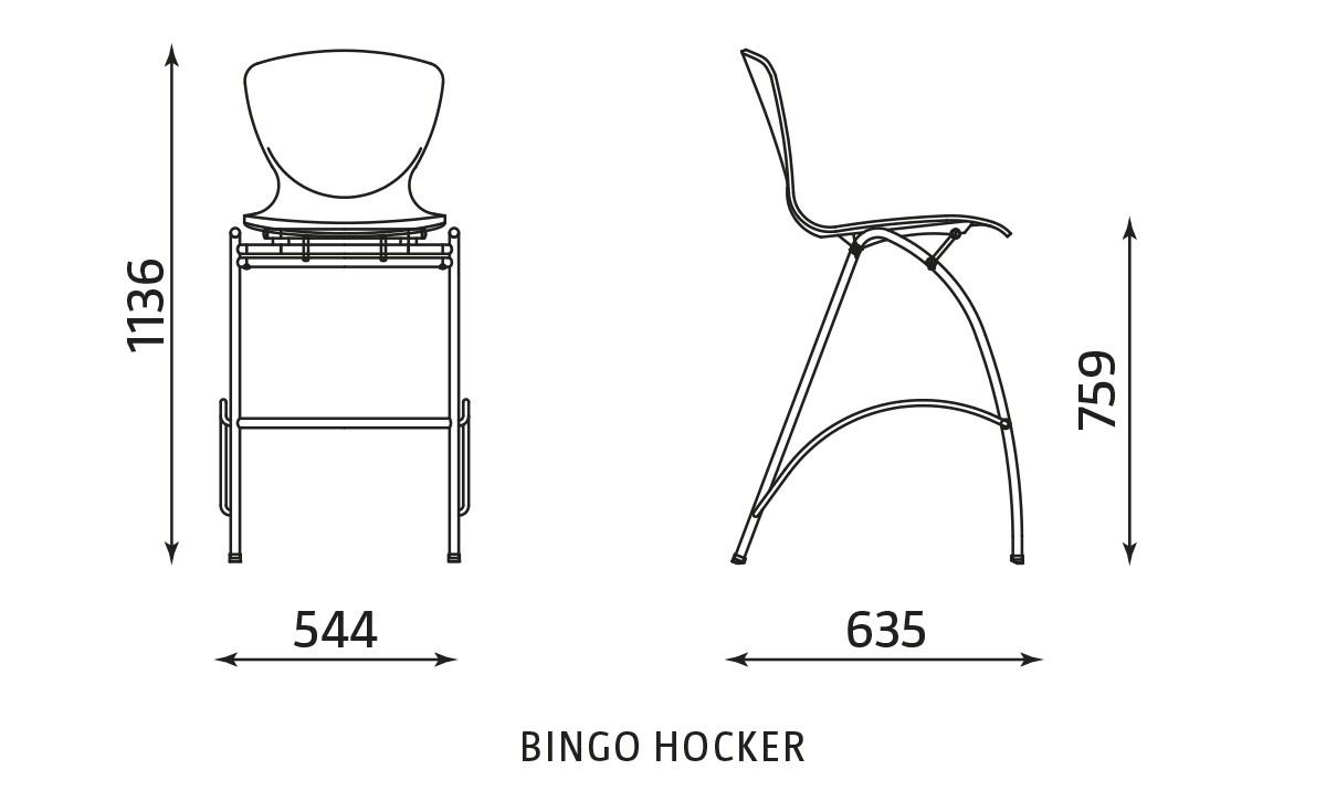 Główna galeria - Stołek barowy BINGO HOCKER (3)