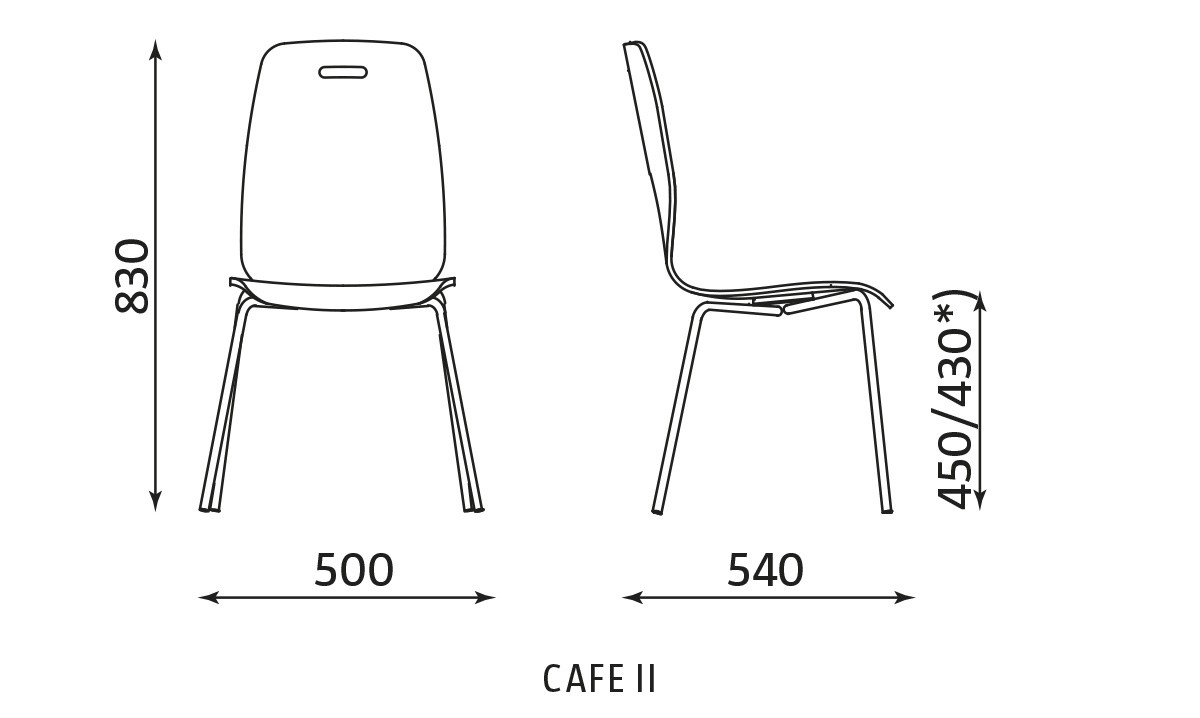 Główna galeria - Krzesło sklejkowe CAFE II (3)