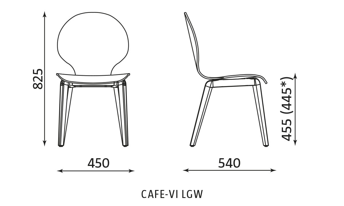 Główna galeria - Krzesło sklejkowe CAFE-VI LGW (2)